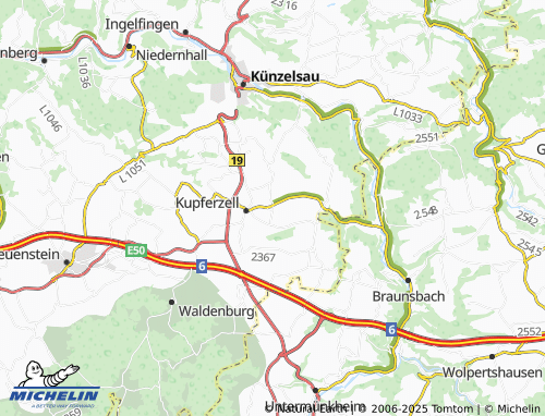 MICHELIN Feßbach map - ViaMichelin