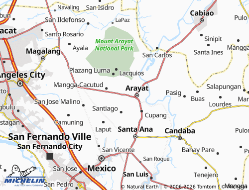 MICHELIN San Nicolas map - ViaMichelin