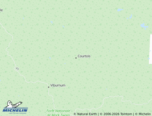 Mappa MICHELIN Courtois - ViaMichelin