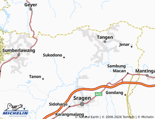 Carte MICHELIN Gesi - ViaMichelin