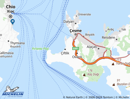 Mapa MICHELIN Çiftlik - ViaMichelin