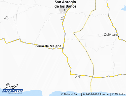 Mapa MICHELIN Güira de Melena - ViaMichelin