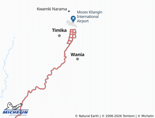 MICHELIN Wania map - ViaMichelin