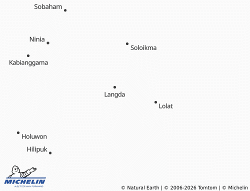 Mapa MICHELIN Yalar - ViaMichelin