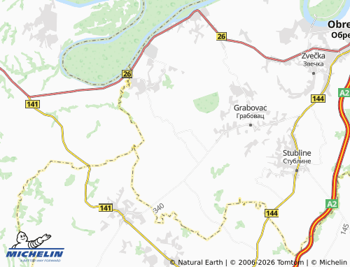 Carte MICHELIN Dren - ViaMichelin