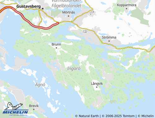 MICHELIN Återvall map - ViaMichelin