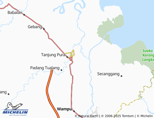 MICHELIN Lalang map - ViaMichelin