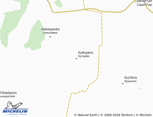 MICHELIN-Landkarte Kutluyevo - ViaMichelin