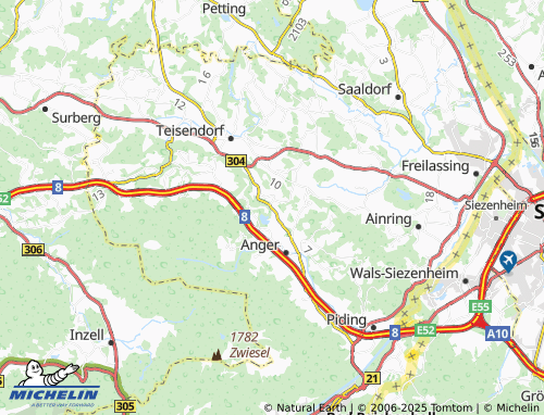 Carte MICHELIN Mayrhofen - ViaMichelin