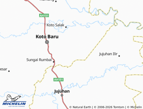 Mapa MICHELIN Kurnia Selatan - ViaMichelin