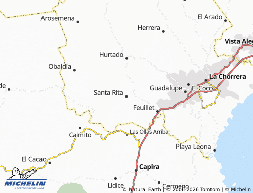 Mapa MICHELIN Santa Rita - ViaMichelin