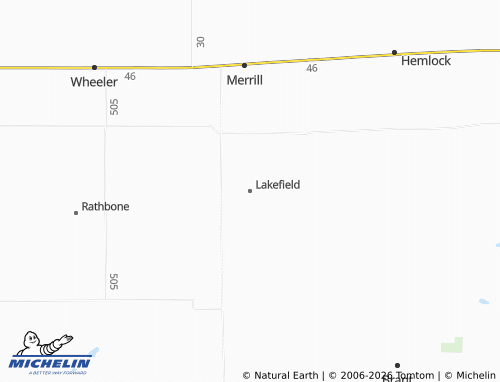 Mappa MICHELIN Lakefield - ViaMichelin