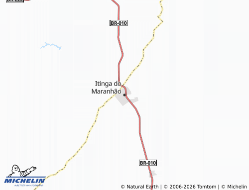 MICHELIN Itinga do Maranhão map - ViaMichelin