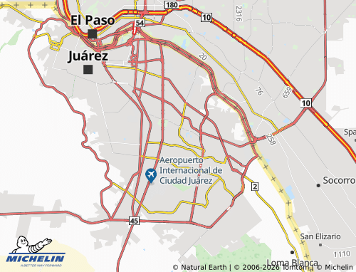 MICHELIN Yolanda map - ViaMichelin