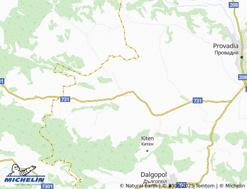 MICHELIN Gradinarovo map - ViaMichelin
