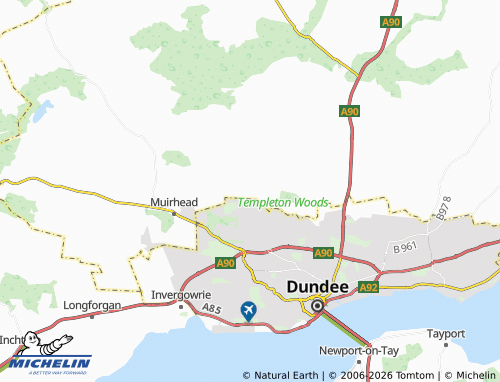 Carte MICHELIN Bridgefoot - ViaMichelin