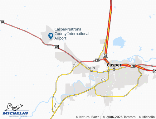 Mappa MICHELIN Mountain View - ViaMichelin