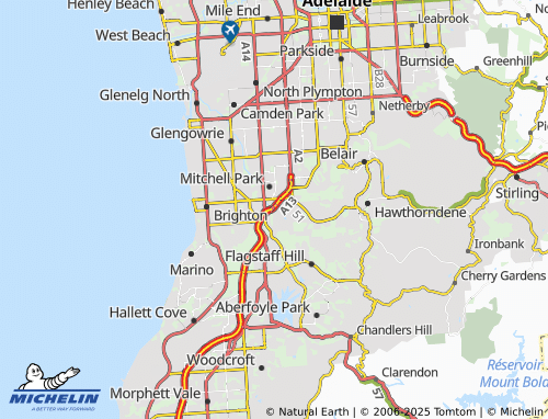 Mapa MICHELIN Bedford Park - ViaMichelin