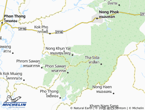 MICHELIN Nong Khun Yai map - ViaMichelin