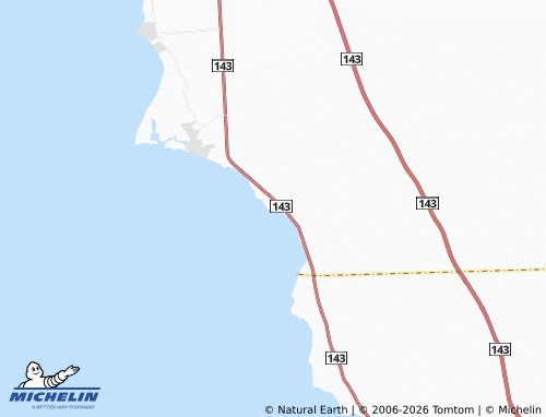 Kaart MICHELIN qaryat tibarus bitsh - ViaMichelin