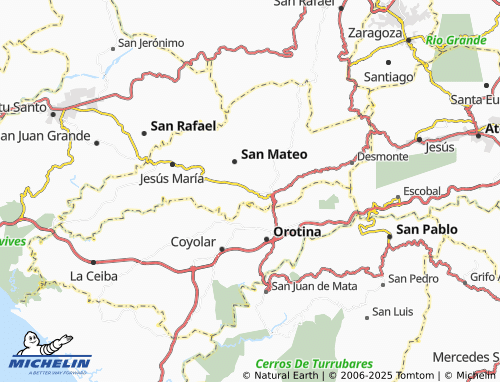 MICHELIN Ramadas map - ViaMichelin