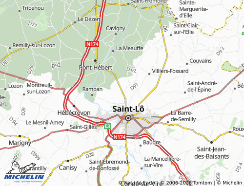 MICHELIN La Houssaye map - ViaMichelin