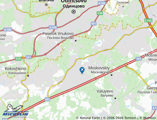 Carte MICHELIN Likova - ViaMichelin