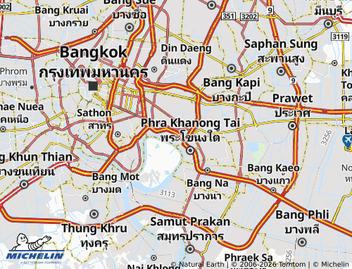 Mapa MICHELIN Khlong Toei - ViaMichelin