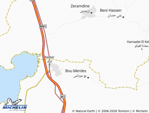 Mapa MICHELIN Dar Ali Bin Hassan - ViaMichelin