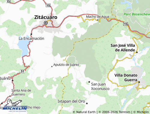 MICHELIN Macheros map - ViaMichelin