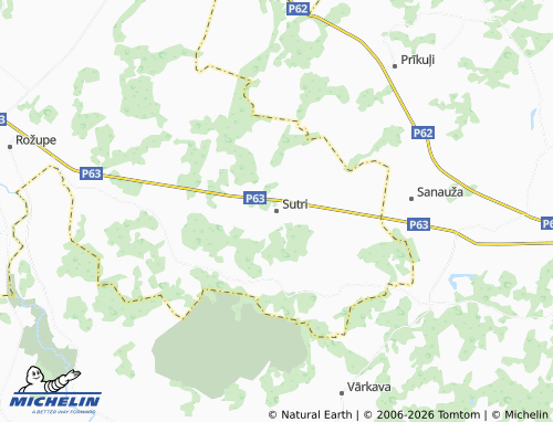 Mappa MICHELIN Sutri - ViaMichelin