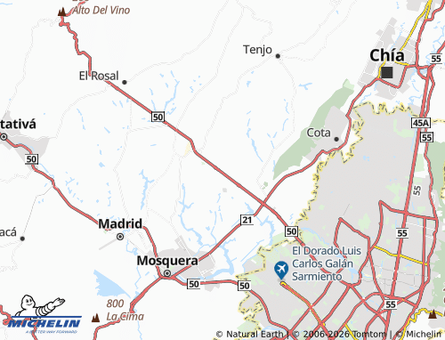 Mapa MICHELIN La Punta - ViaMichelin