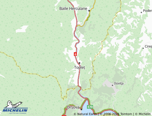 Mapa MICHELIN Bârza - ViaMichelin