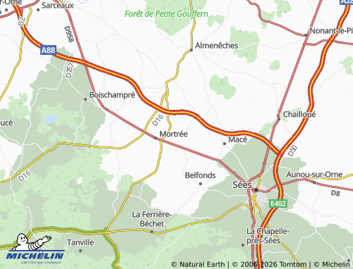 MICHELIN Bonain map - ViaMichelin