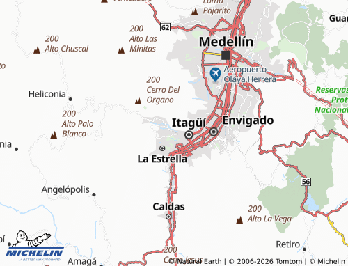 Carte MICHELIN San Gabriel - ViaMichelin