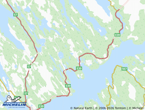 MICHELIN-Landkarte Eikanger - ViaMichelin