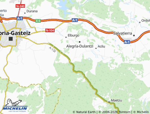 MICHELIN-Landkarte Erentxun - ViaMichelin