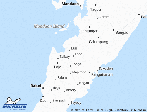 MICHELIN Looc map - ViaMichelin
