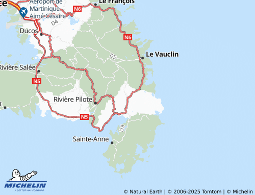 Mappa MICHELIN Morne Courbaril - ViaMichelin