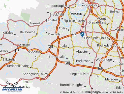 Mapa MICHELIN Richlands - ViaMichelin