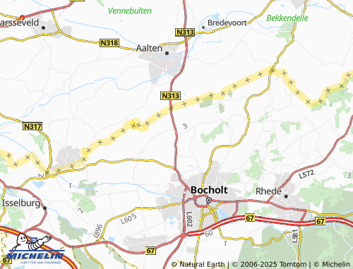 MICHELIN-Landkarte Hemden - ViaMichelin