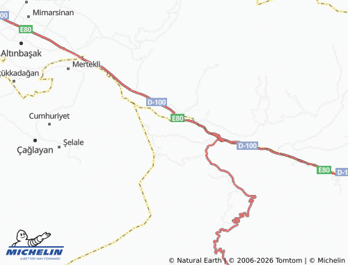 MICHELIN Doğanpınar map - ViaMichelin