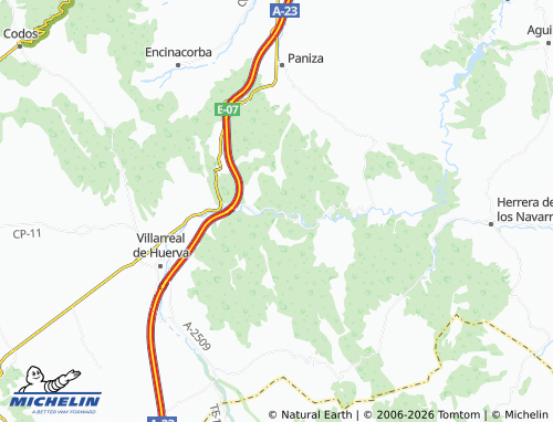 MICHELIN Cerveruela map - ViaMichelin