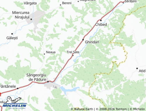 Mappa MICHELIN Trei Sate - ViaMichelin