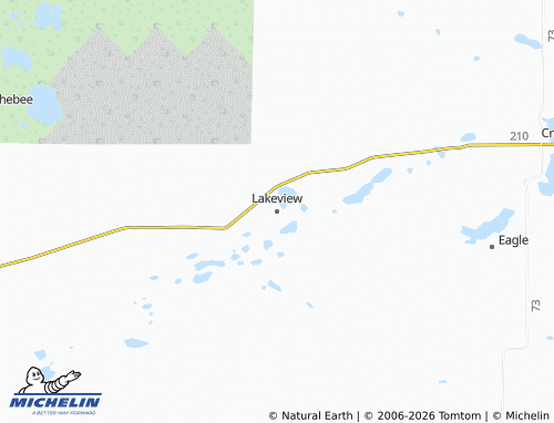 Mappa MICHELIN Lakeview - ViaMichelin
