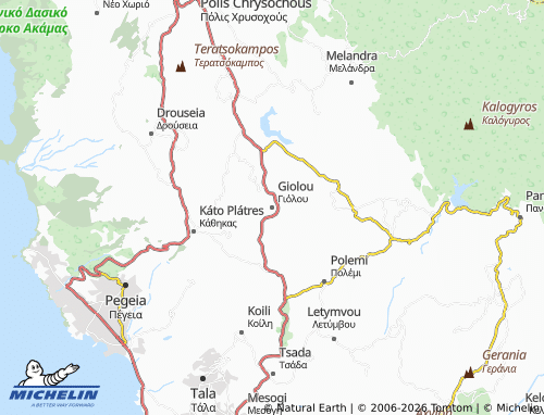Mapa MICHELIN Giolou - ViaMichelin