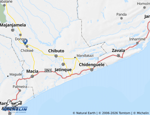 Mapa MICHELIN Manjacaze - ViaMichelin