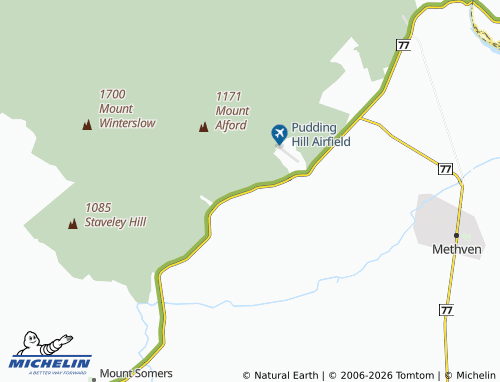 Mapa MICHELIN Alford Forest - ViaMichelin
