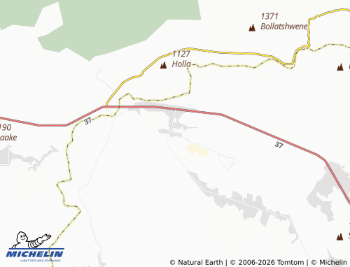 Kaart MICHELIN Sefeteng B SP 2 - ViaMichelin
