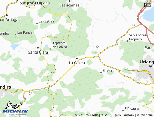 MICHELIN La Calera map - ViaMichelin